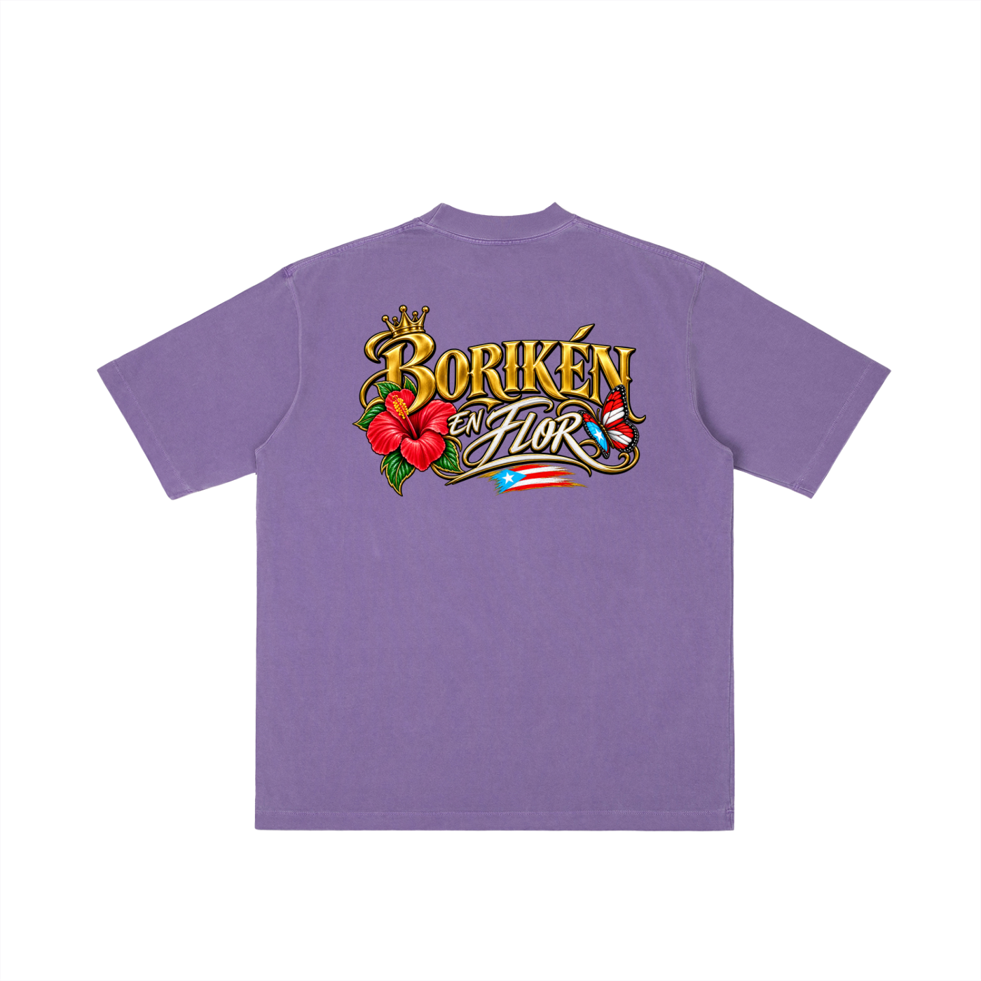Borikén En Flor (Heavyweight Drop-Shoulder Tee)
