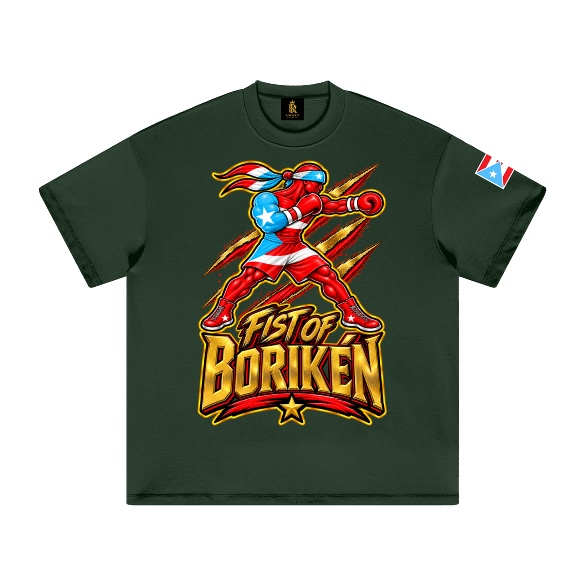Fist Of Borikén (Premium Heavyweight Tee)