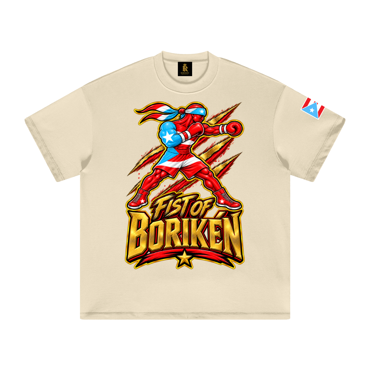 Fist Of Borikén (Premium Heavyweight Tee)