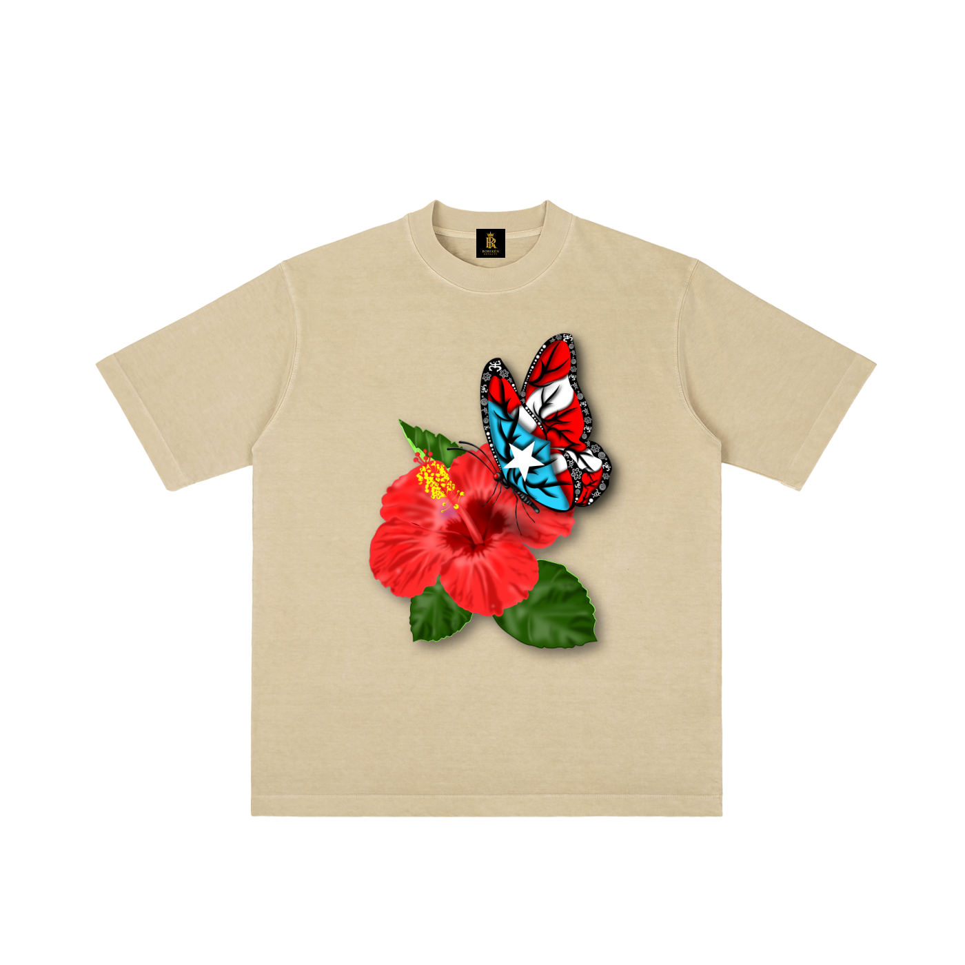 Borikén En Flor (Heavyweight Drop-Shoulder Tee)
