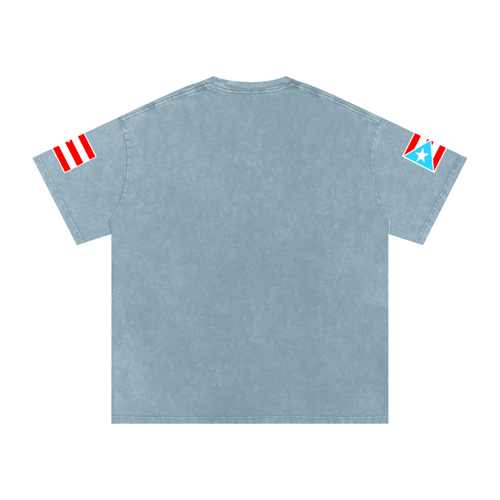 Coqui Warrior (Premium Snow Washed Oversized Tee)