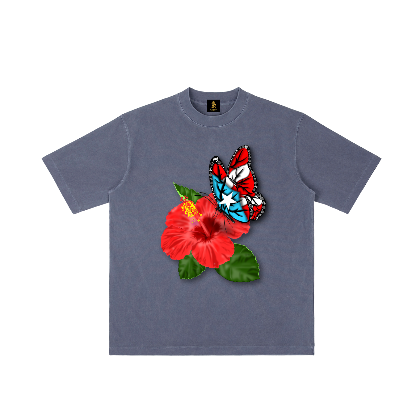 Borikén En Flor (Heavyweight Drop-Shoulder Tee)