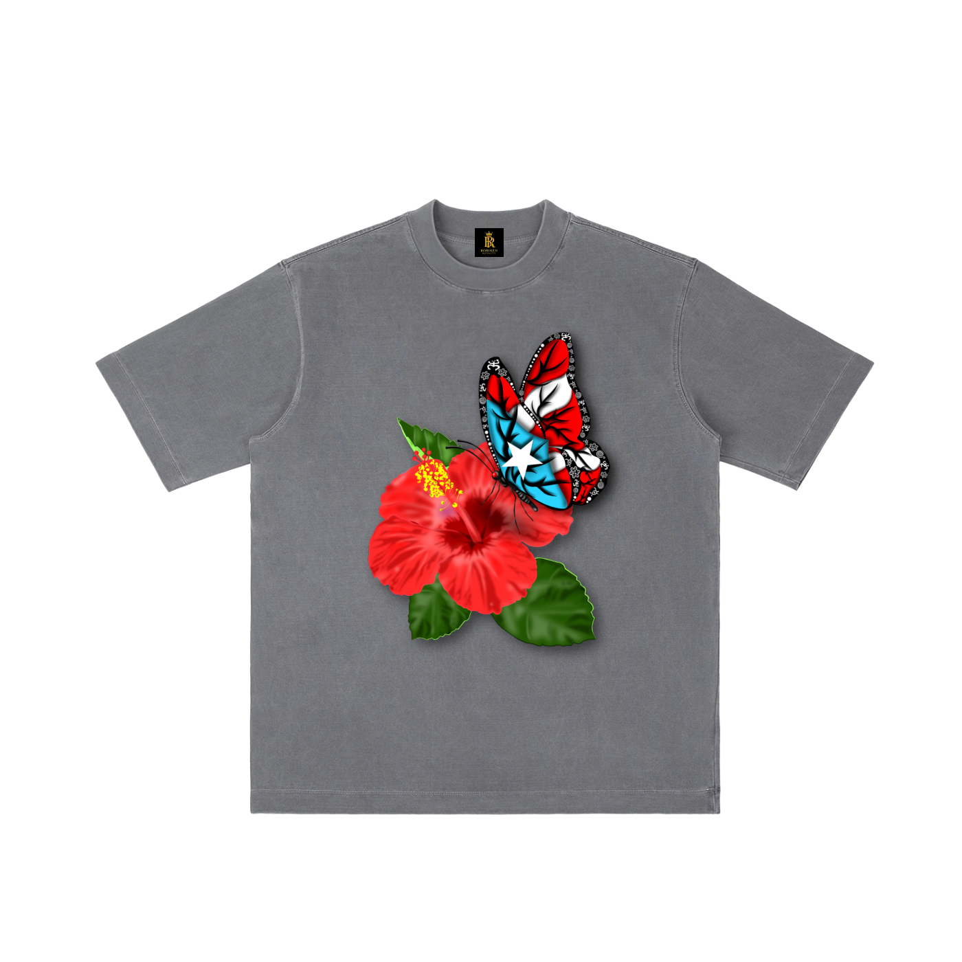Borikén En Flor (Heavyweight Drop-Shoulder Tee)