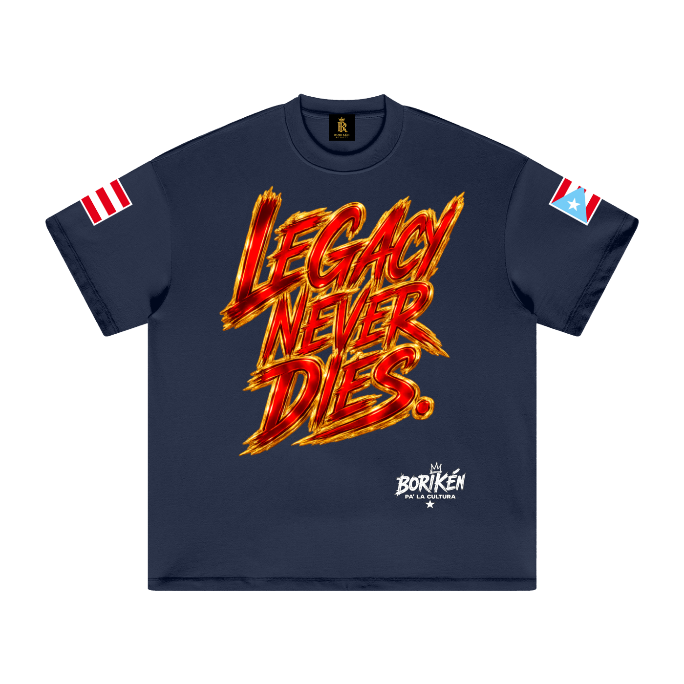 LEGACY NEVER DIES (Legacy Heavyweight Tee)