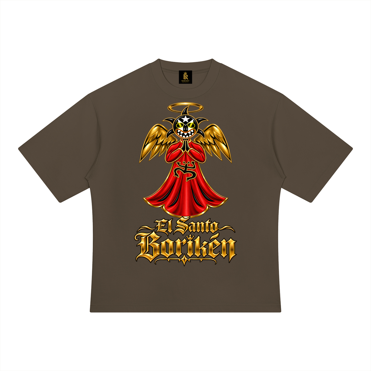 El Santo Borikén (Heavyweight Drop-Shoulder Tee)
