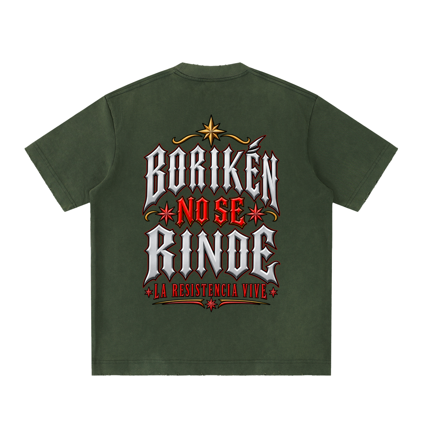 Borikén No Se Rinde (Distressed Heritage Tee)