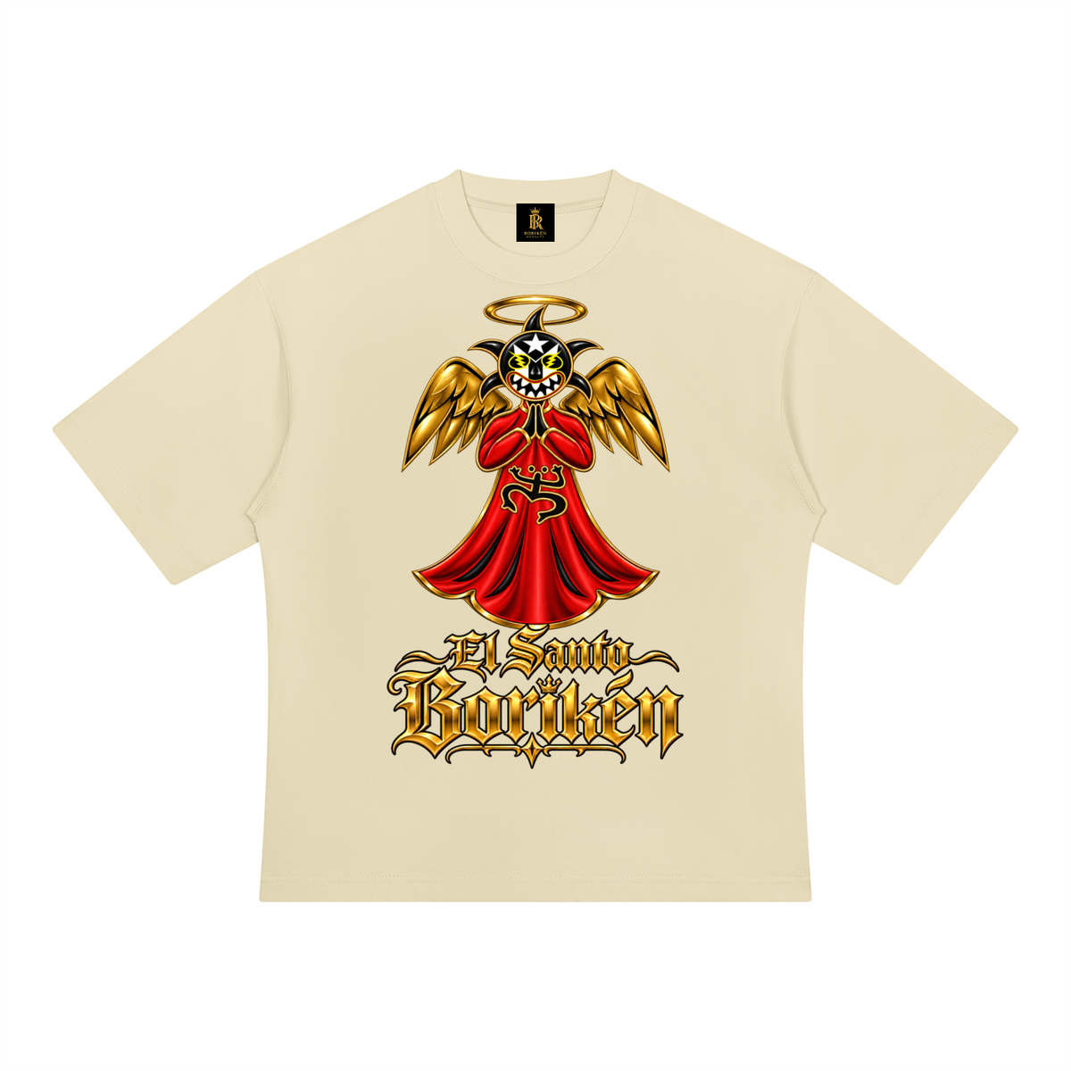 El Santo Borikén (Heavyweight Drop-Shoulder Tee)