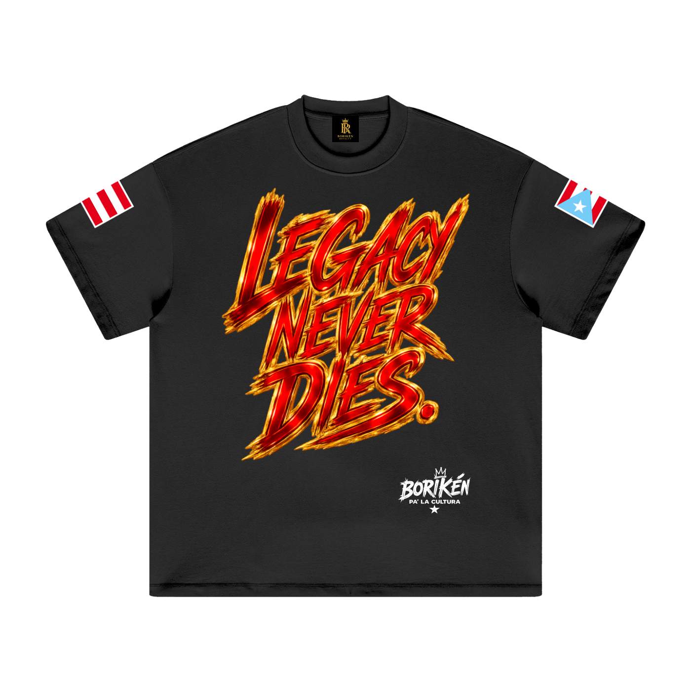 LEGACY NEVER DIES (Legacy Heavyweight Tee)