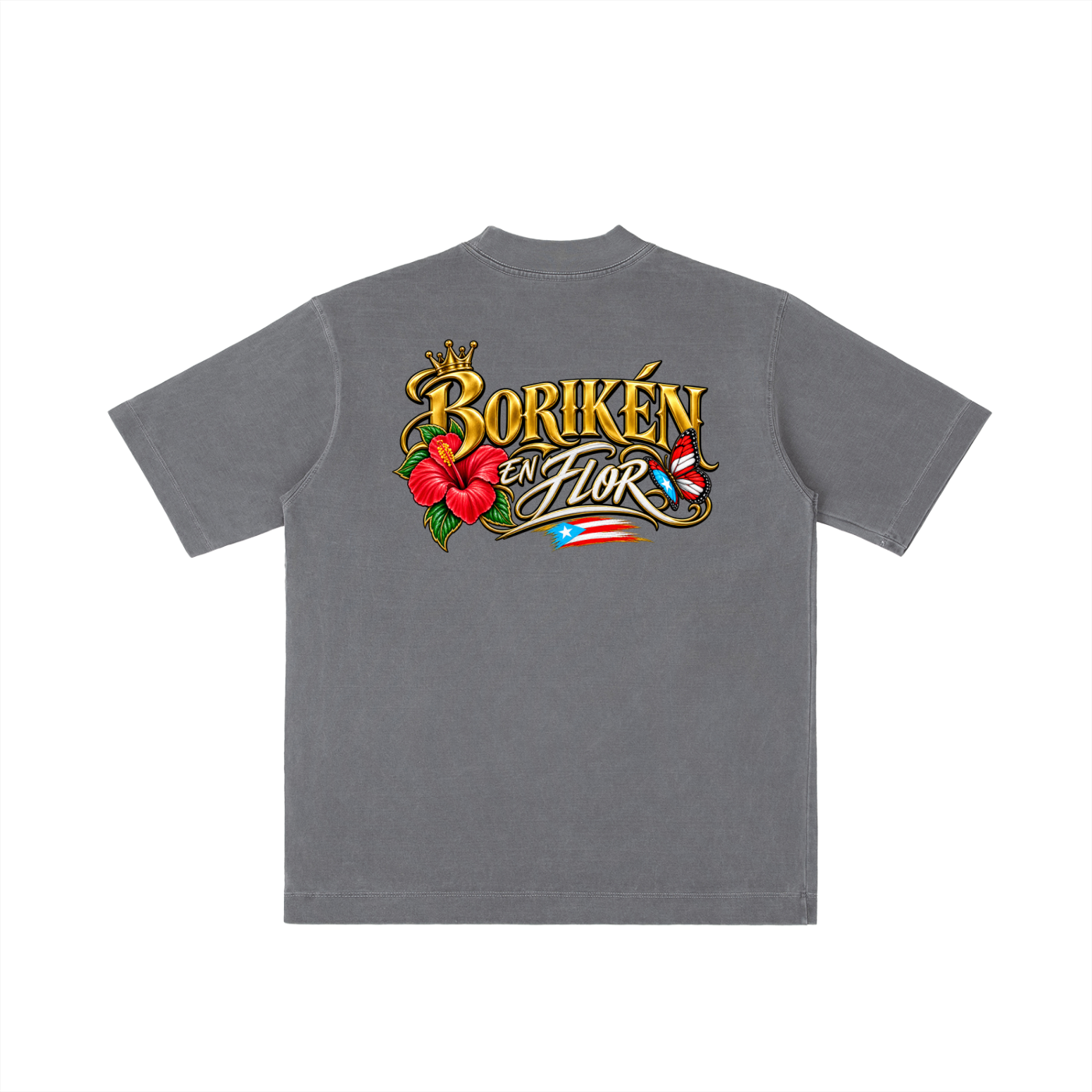 Borikén En Flor (Heavyweight Drop-Shoulder Tee)