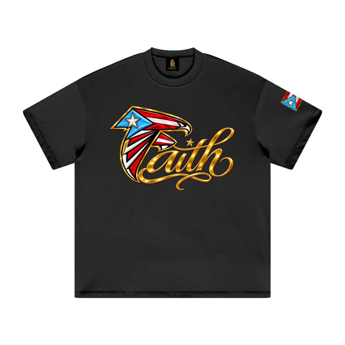 Crowned in Faith (Premium Heavyweight Tee)