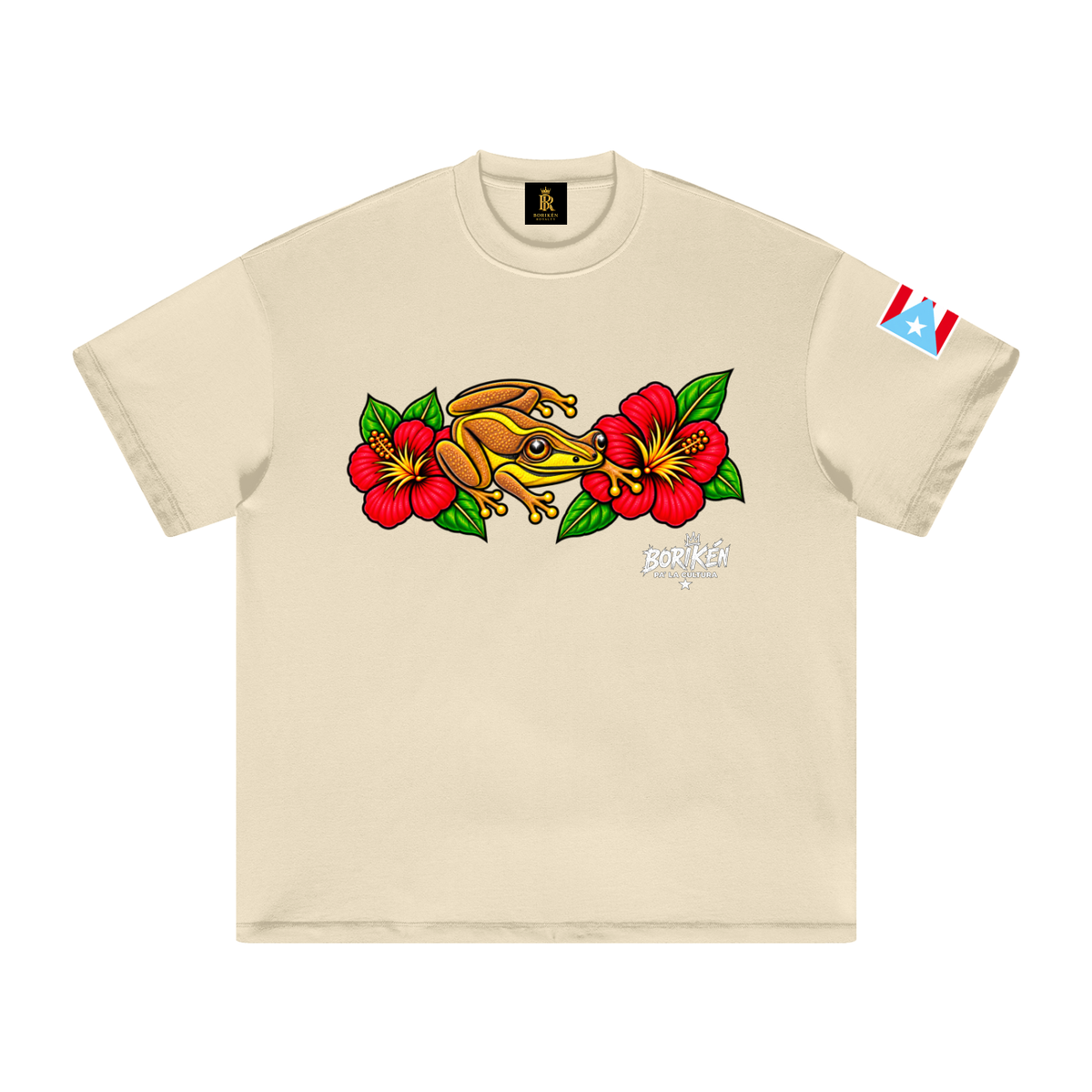 Coquí de Borikén (Premium Heavyweight Tee)