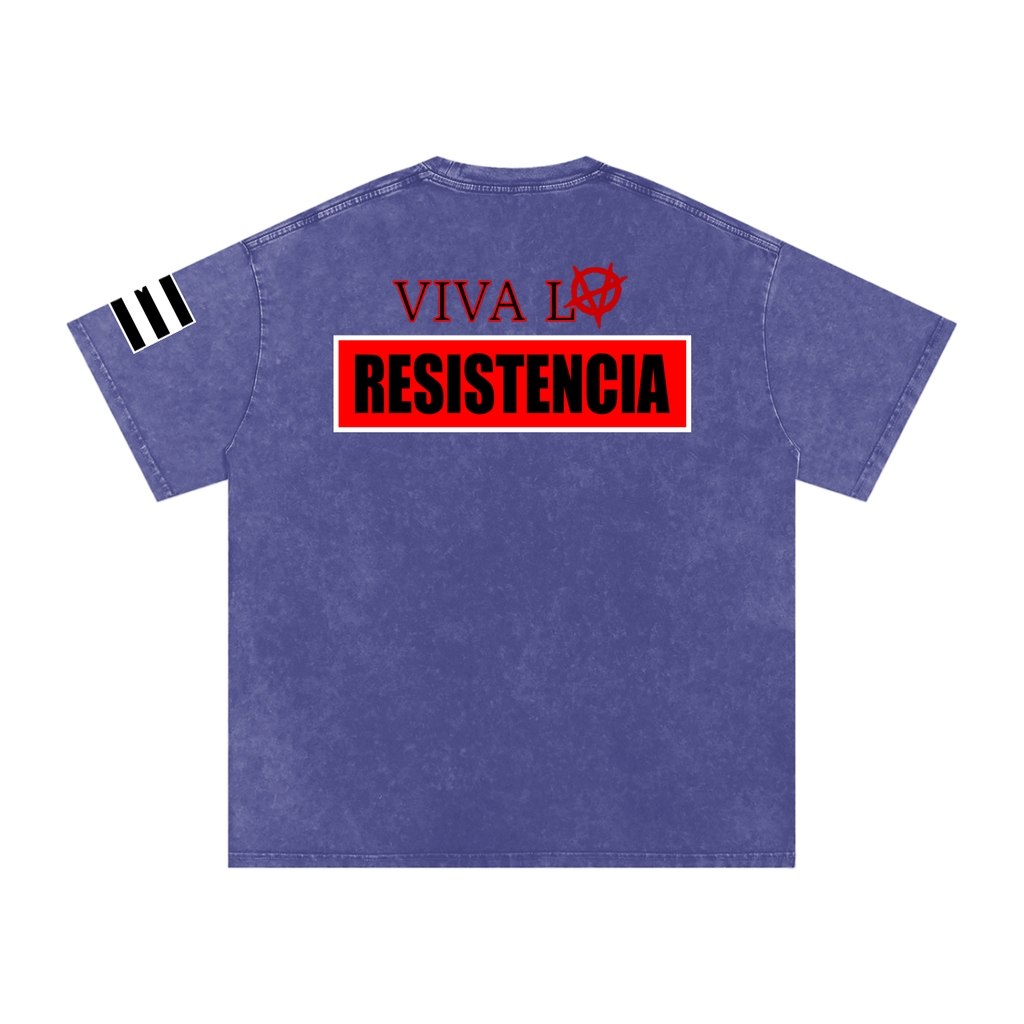 VIVA LA RESISTENCIA 1511 (Royal Vintage Wash Tee)