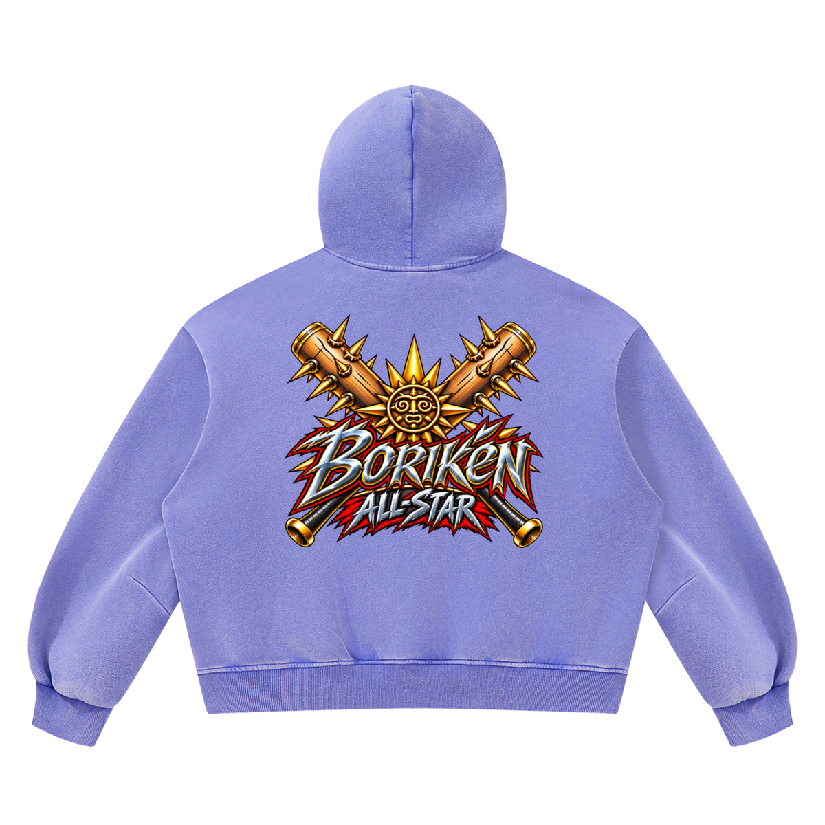 BORIKÉN ALL-STAR (Heavyweight Vintage Wash Boxy Hoodie)