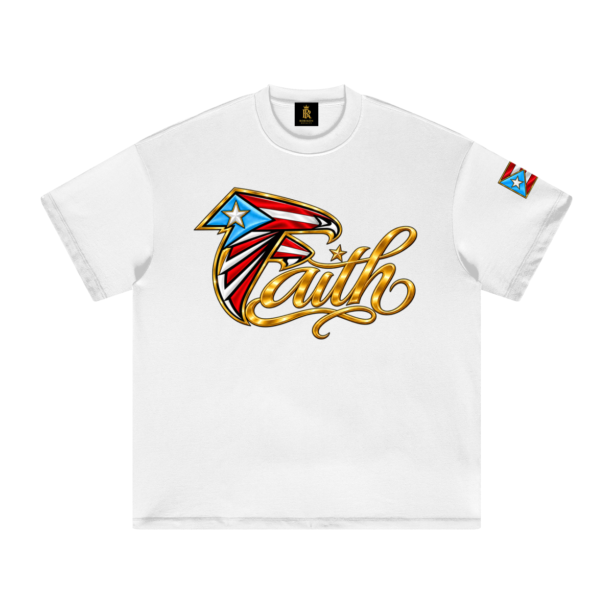 Crowned in Faith (Premium Heavyweight Tee)