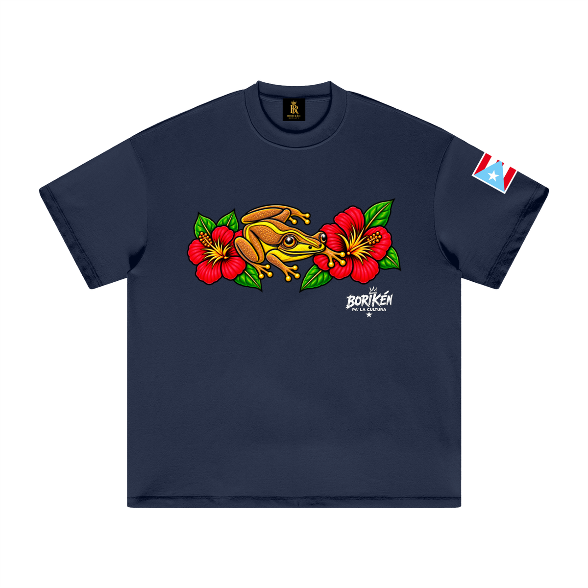 Coquí de Borikén (Premium Heavyweight Tee)
