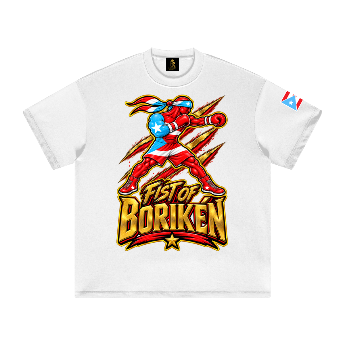 Fist Of Borikén (Premium Heavyweight Tee)