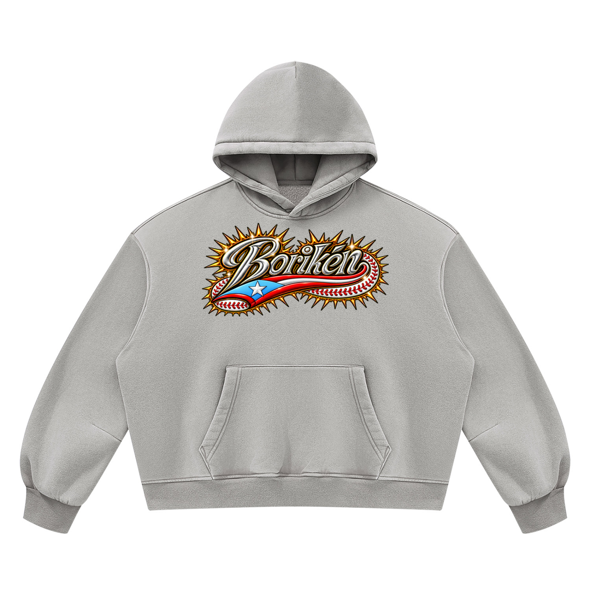 BORIKÉN ALL-STAR (Heavyweight Vintage Wash Boxy Hoodie)