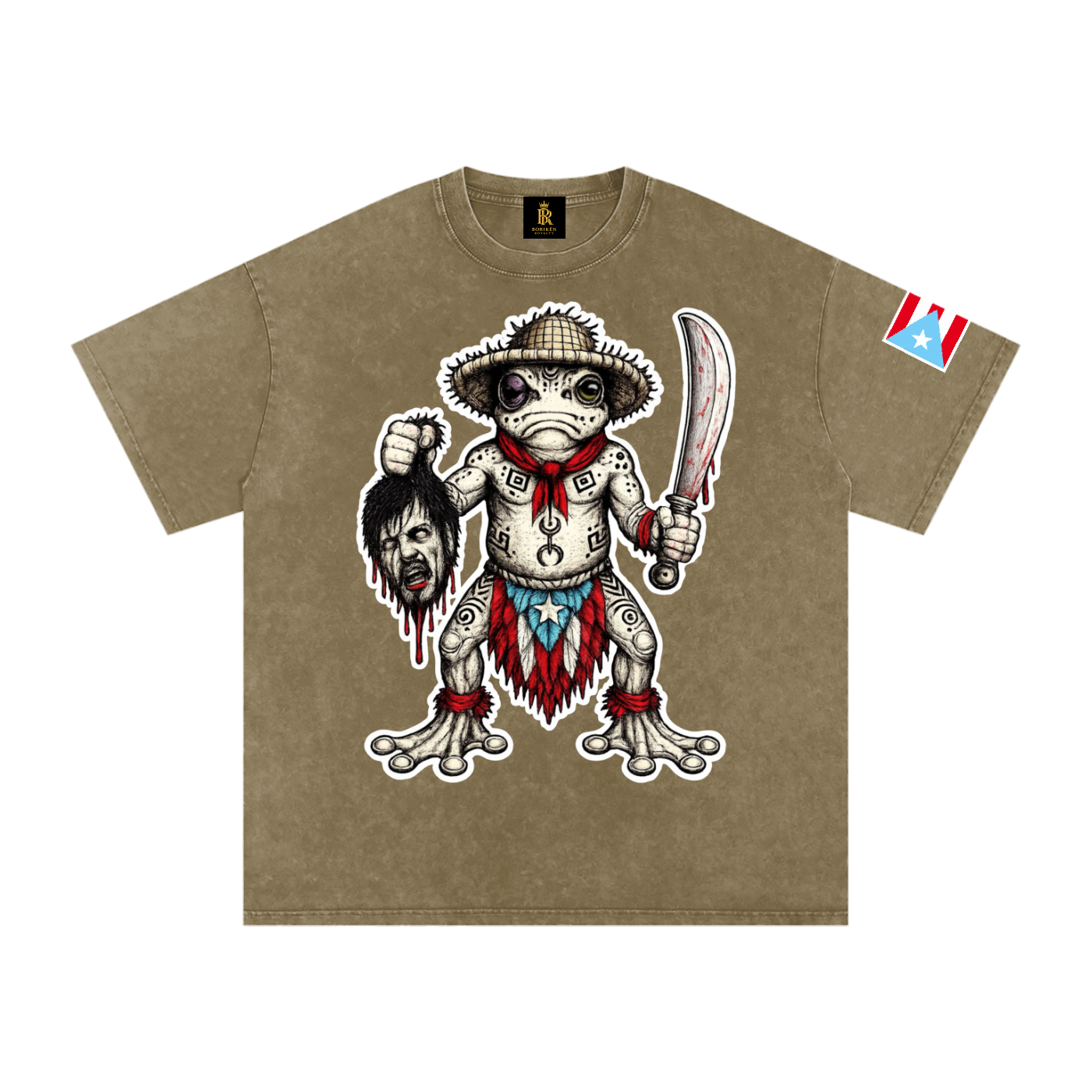 El Coqui Guerrero (Signature Wash Tee)