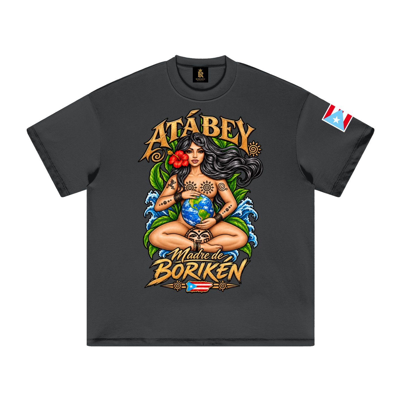 ATÁBEY-Madre de Borikén (Premium Heavyweight Tee)