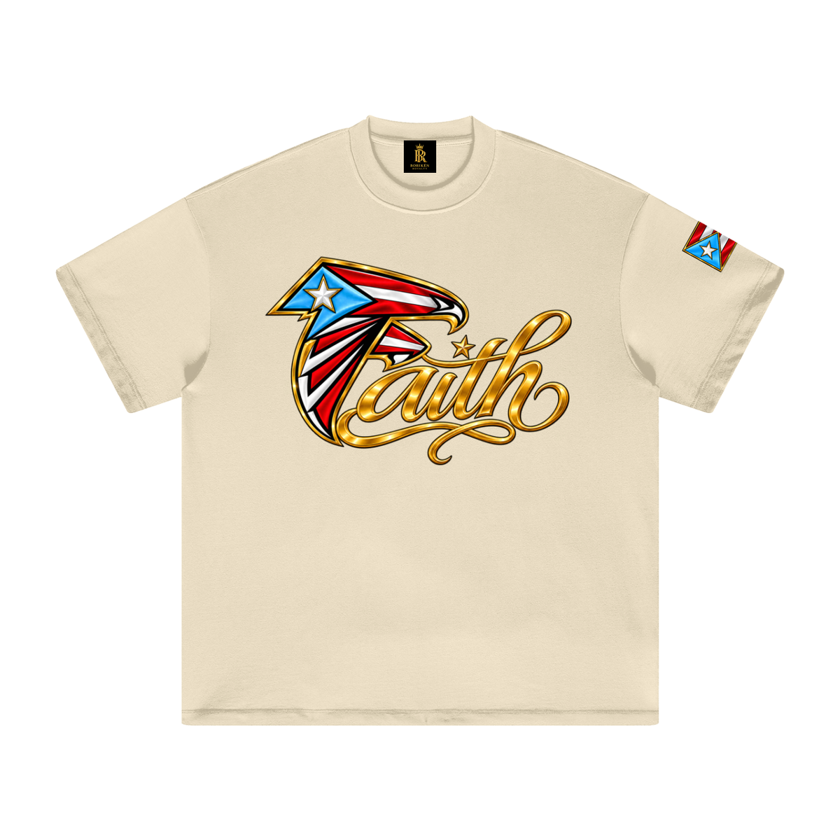 Crowned in Faith (Premium Heavyweight Tee)