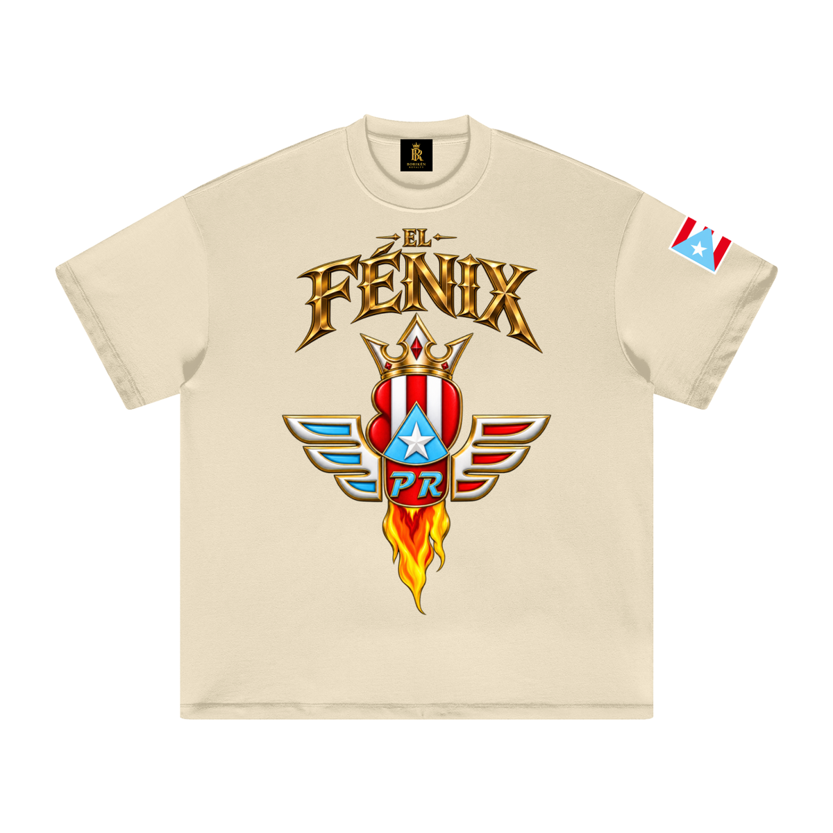 FÉNIX DE BORIKÉN — Crowned Ascension (Premium Heavyweight Tee)