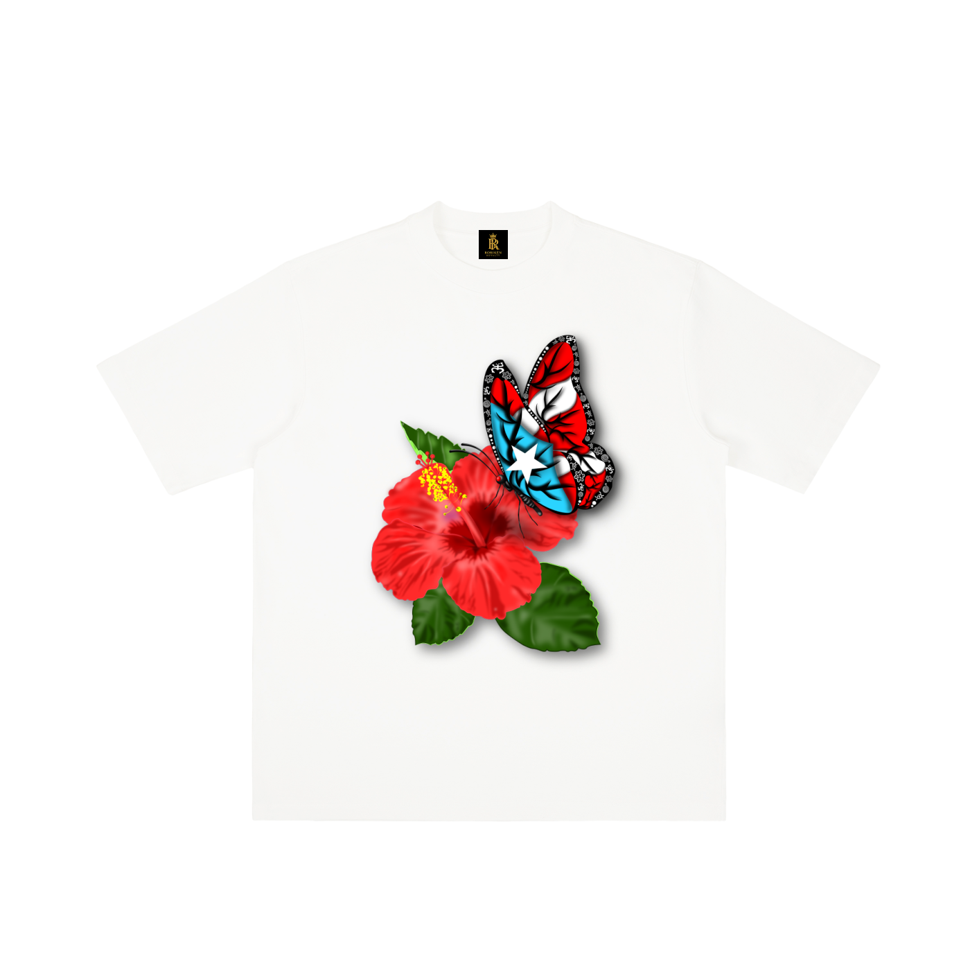 Borikén En Flor (Heavyweight Drop-Shoulder Tee)