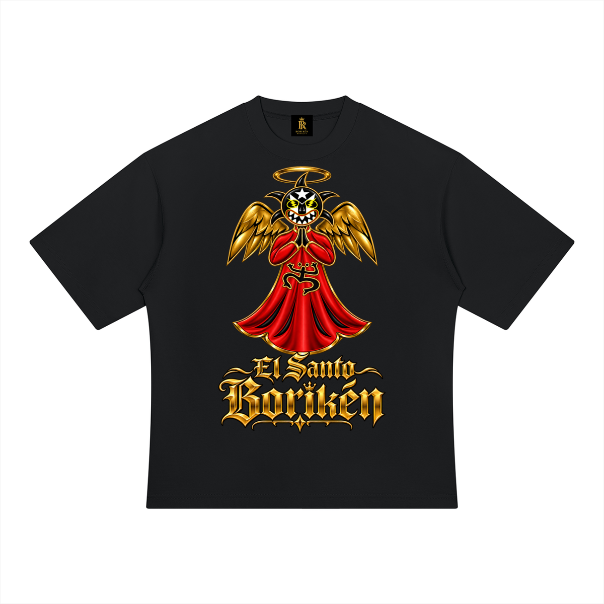 El Santo Borikén (Heavyweight Drop-Shoulder Tee)