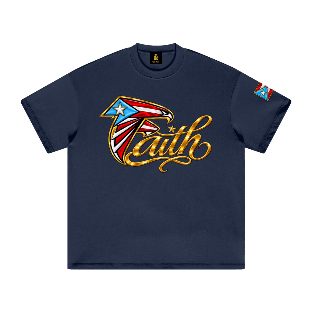 Crowned in Faith (Premium Heavyweight Tee)