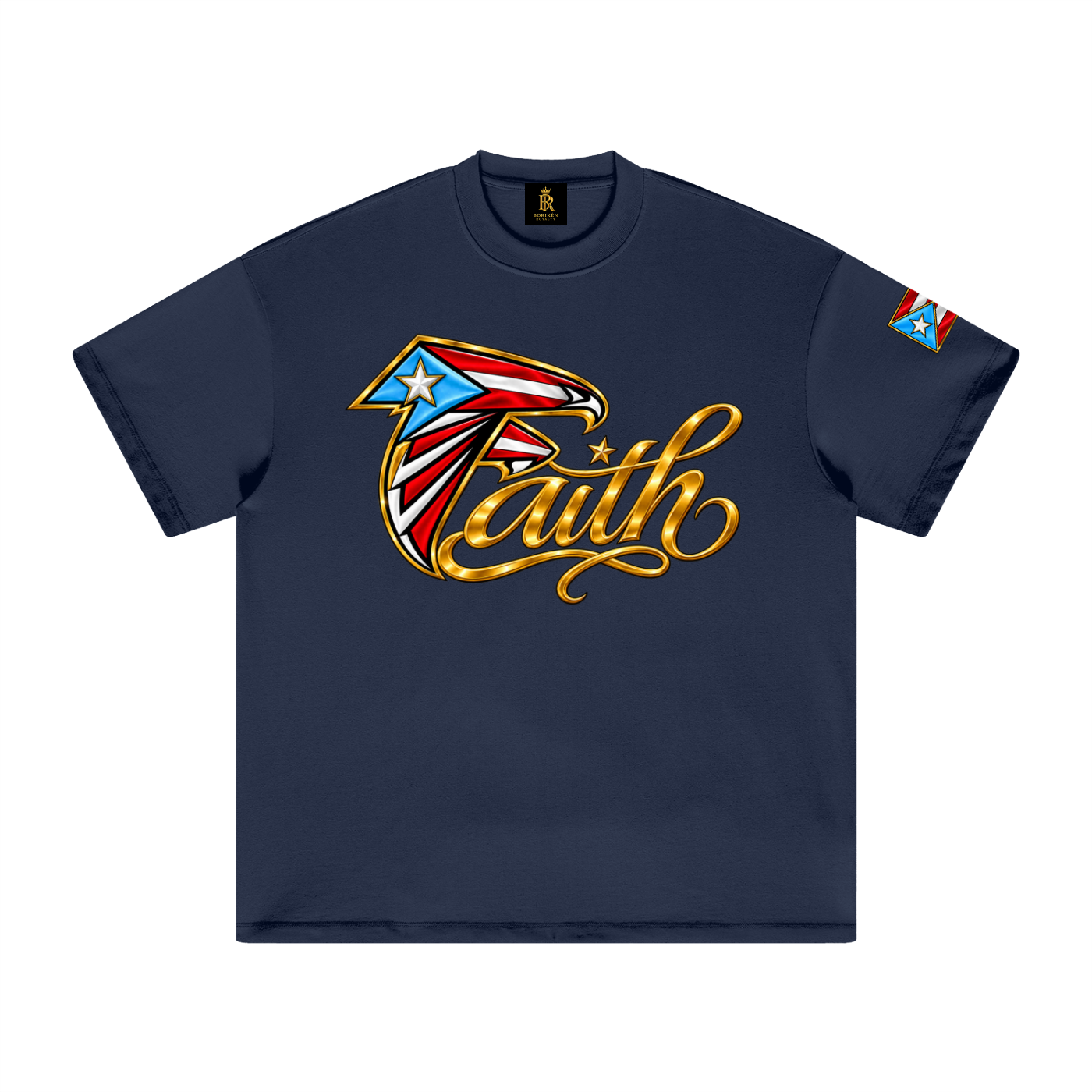 Crowned in Faith (Premium Heavyweight Tee)