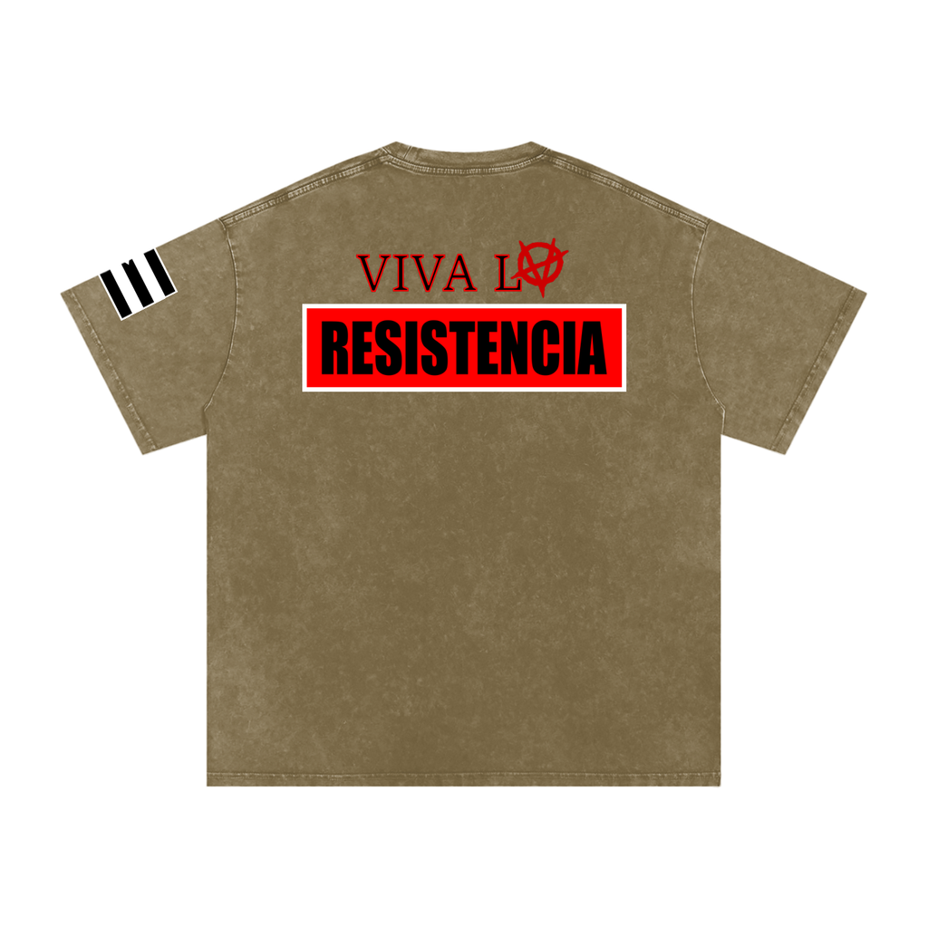 VIVA LA RESISTENCIA 1511 (Royal Vintage Wash Tee)