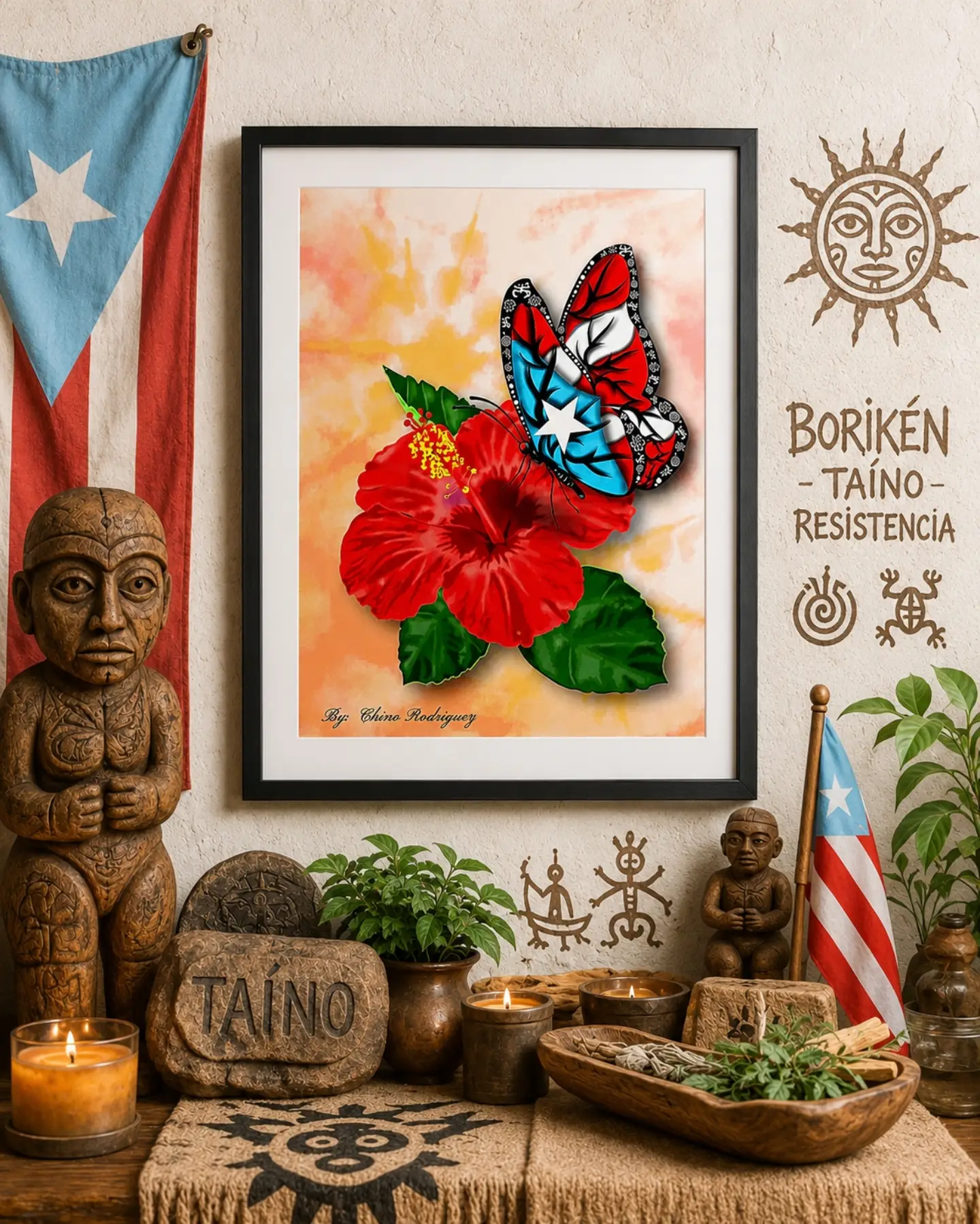 Mariposa Y La Flor (16x20 Poster)