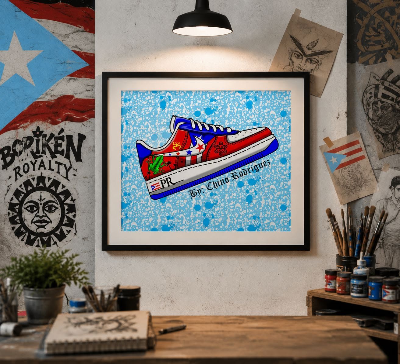 Nike Air Force 1 - PR (16x20 Poster)