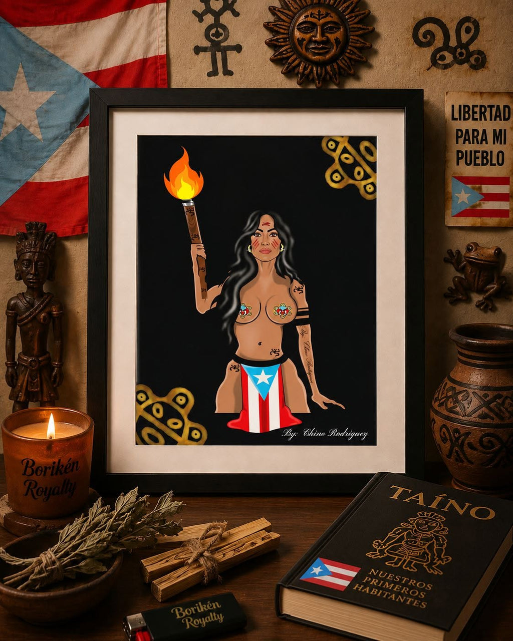 TAINO GODDESS (16x20 Poster)