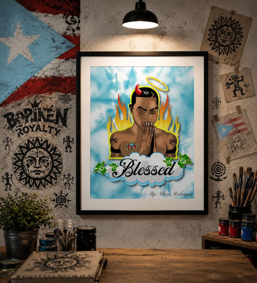 A Latino's Dream - Blessed (16x20 Poster)