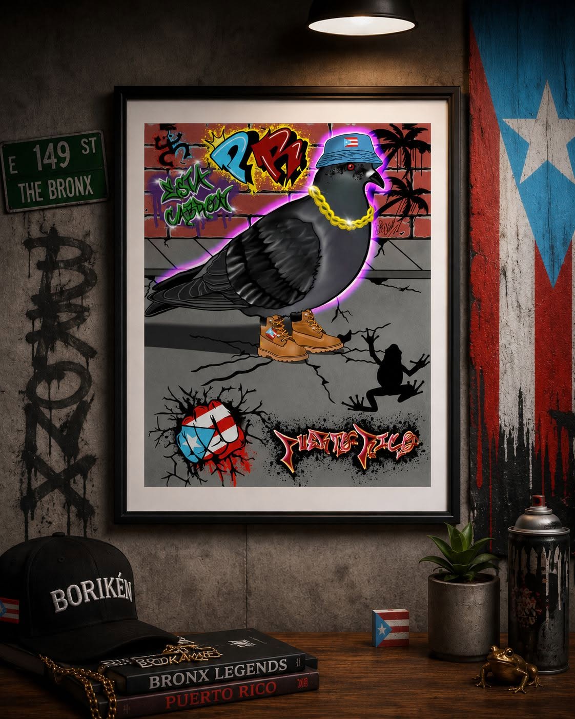 PEPE The Pigeon - Graffiti (16x20 Poster)