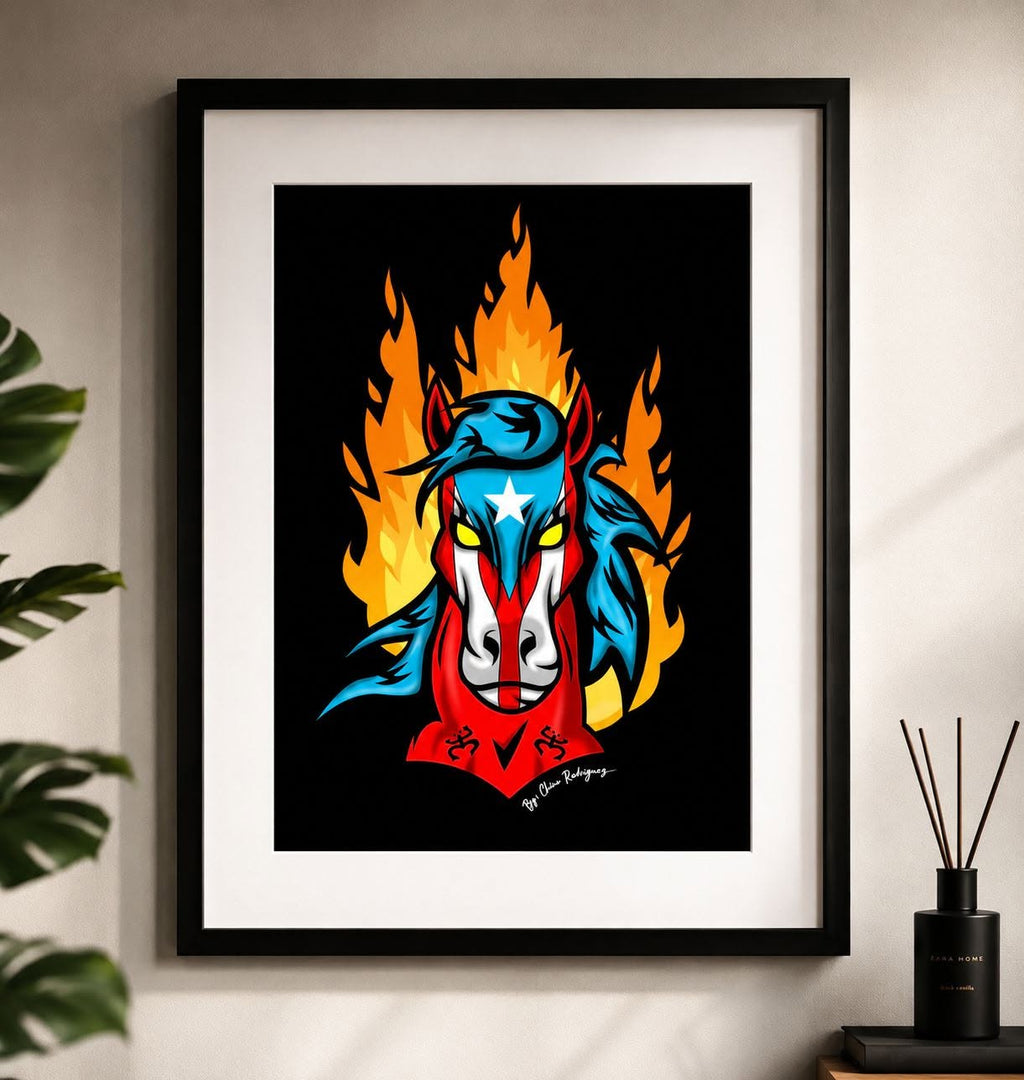 PASO FINO - El fuego del caribe. (16x20 Poster)