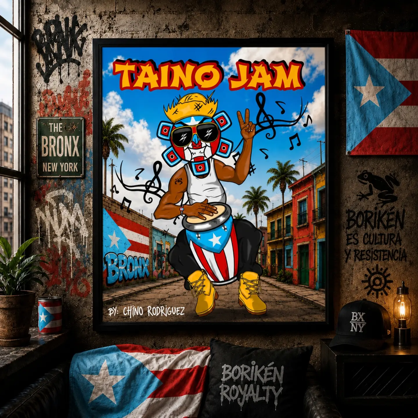 TAINO JAM Del Barrio '26 (16x20 Poster)