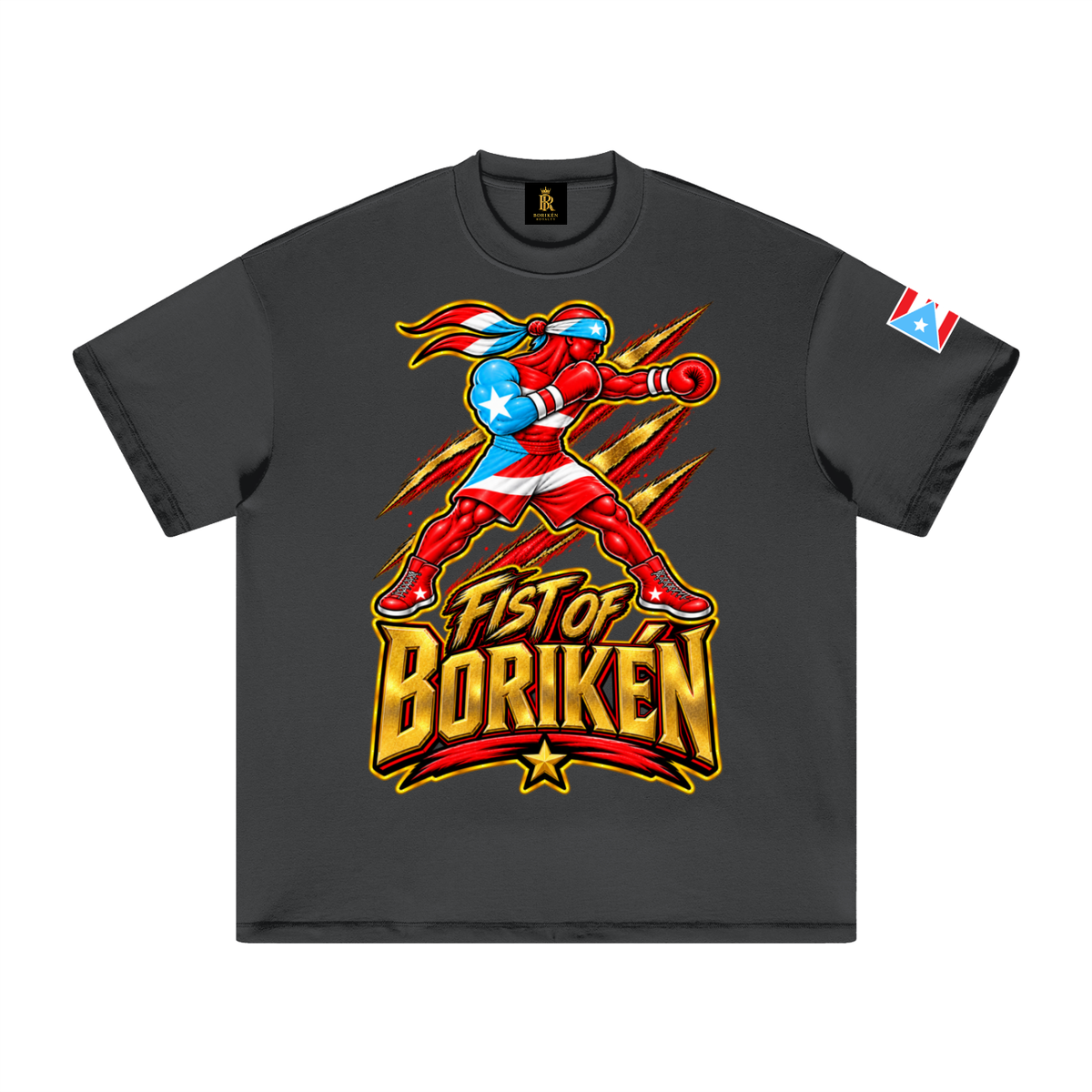 Fist Of Borikén (Premium Heavyweight Tee)