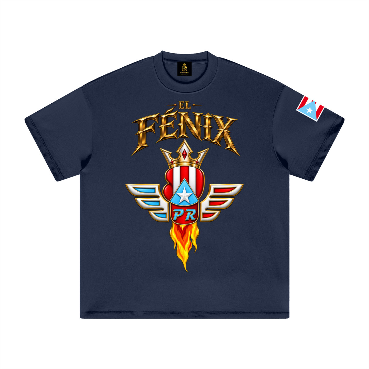 FÉNIX DE BORIKÉN — Crowned Ascension (Premium Heavyweight Tee)