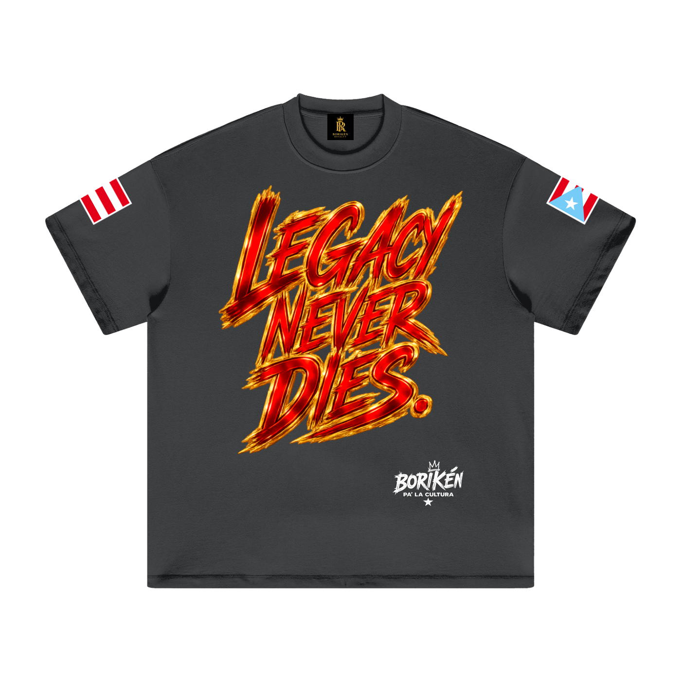 LEGACY NEVER DIES (Legacy Heavyweight Tee)