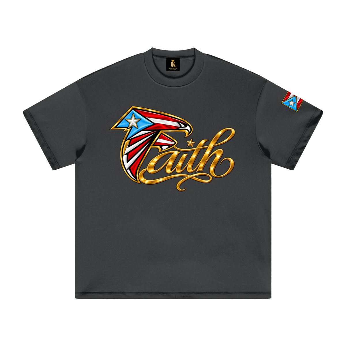 Crowned in Faith (Premium Heavyweight Tee)