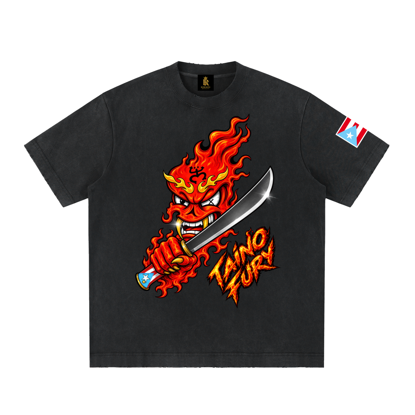 TAINO FURY (Legacy Flame Distressed Tee)