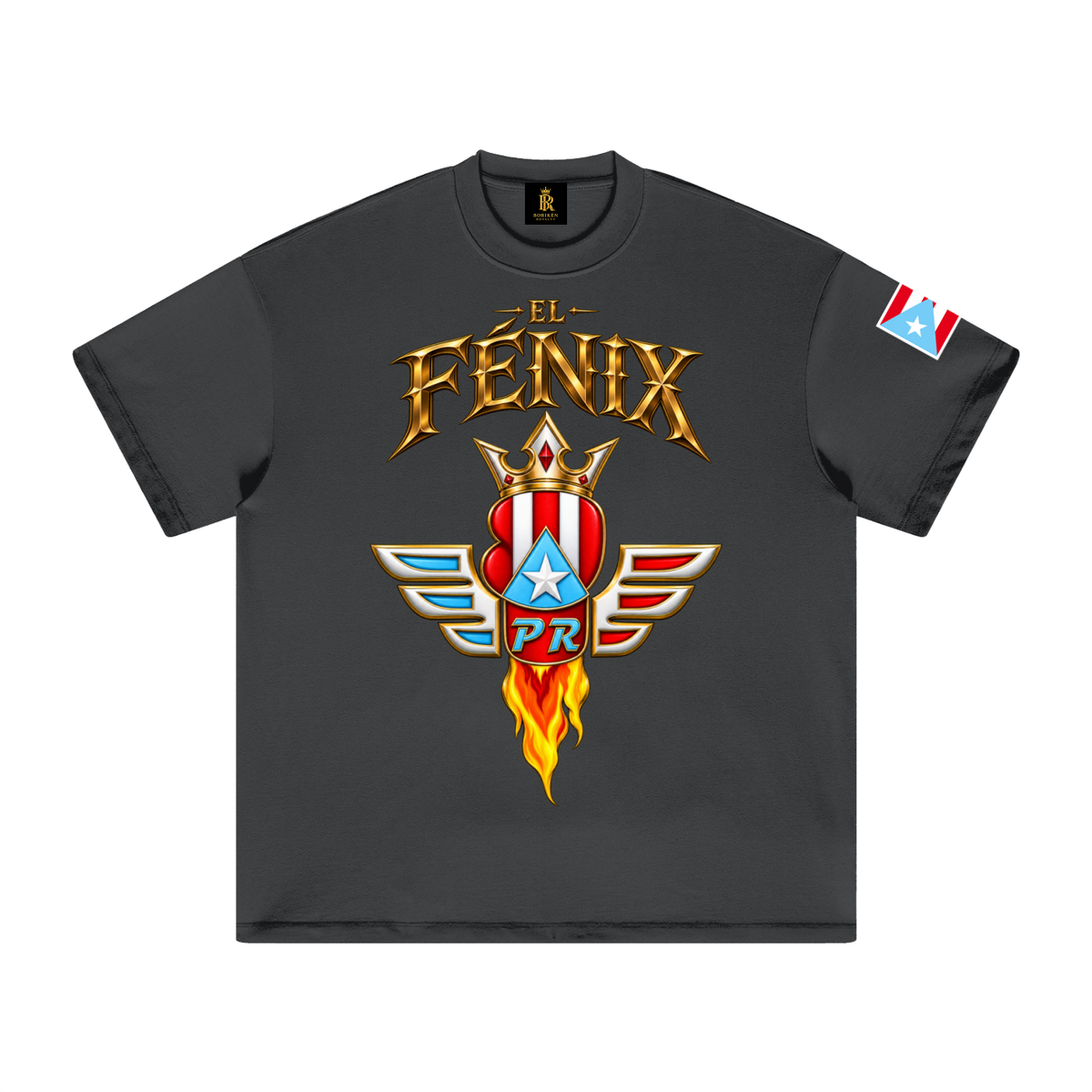 FÉNIX DE BORIKÉN — Crowned Ascension (Premium Heavyweight Tee)