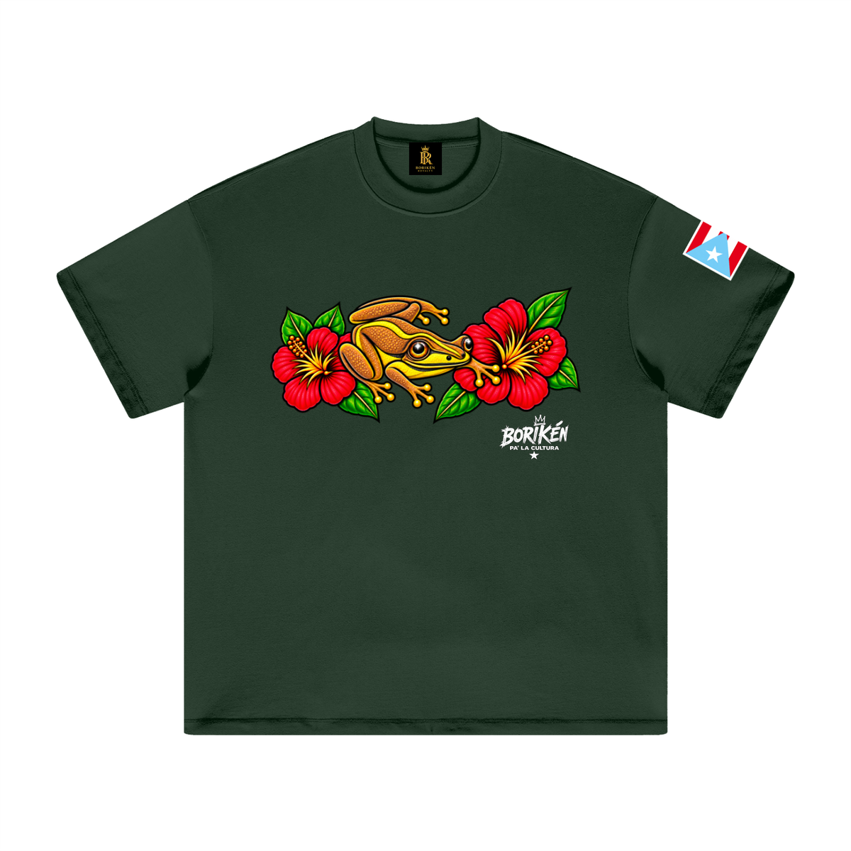 Coquí de Borikén (Premium Heavyweight Tee)
