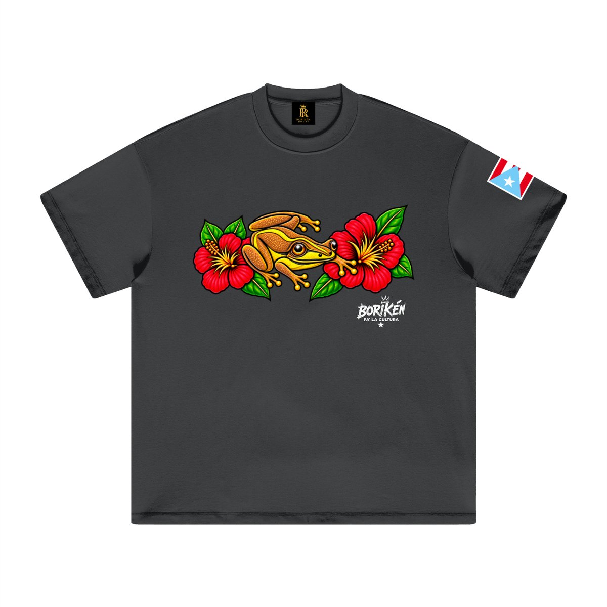 Coquí de Borikén (Premium Heavyweight Tee)