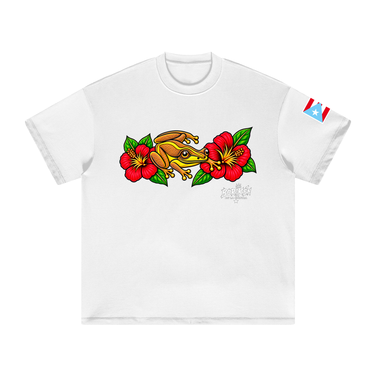 Coquí de Borikén (Premium Heavyweight Tee)