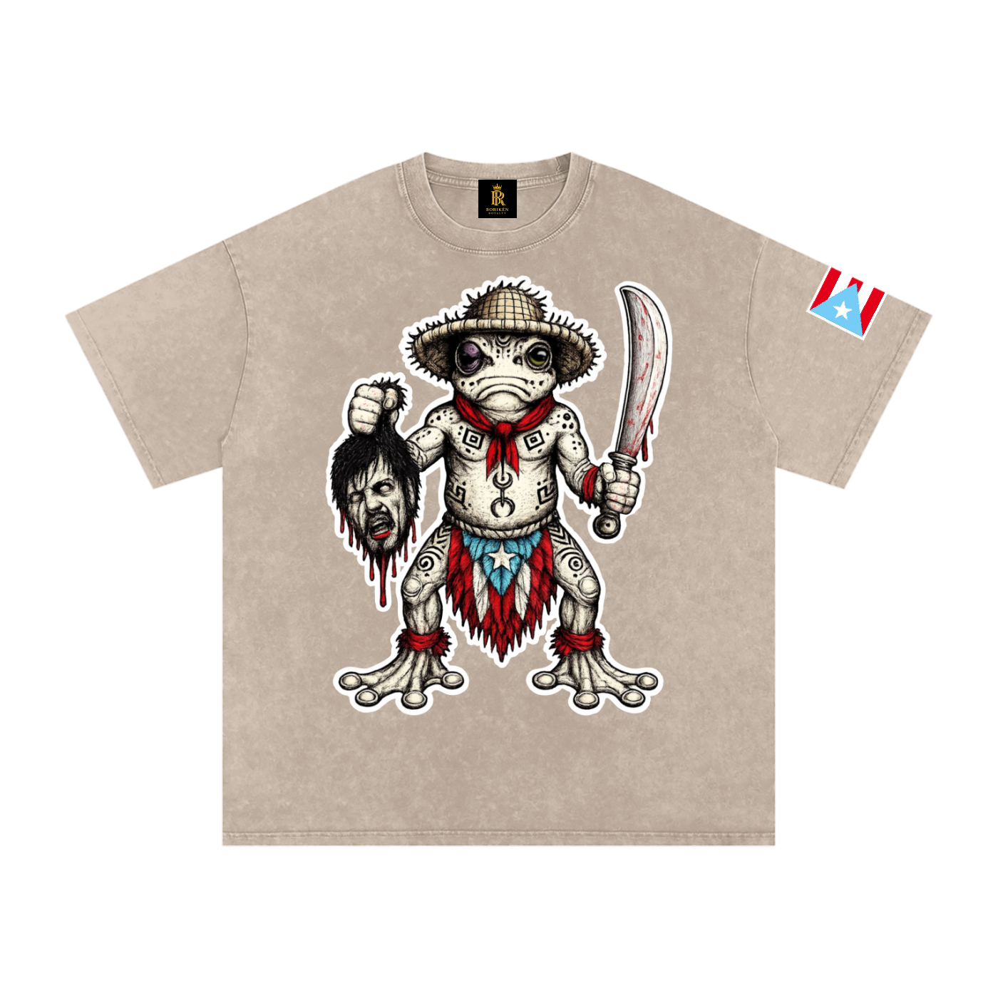El Coqui Guerrero (Signature Wash Tee)