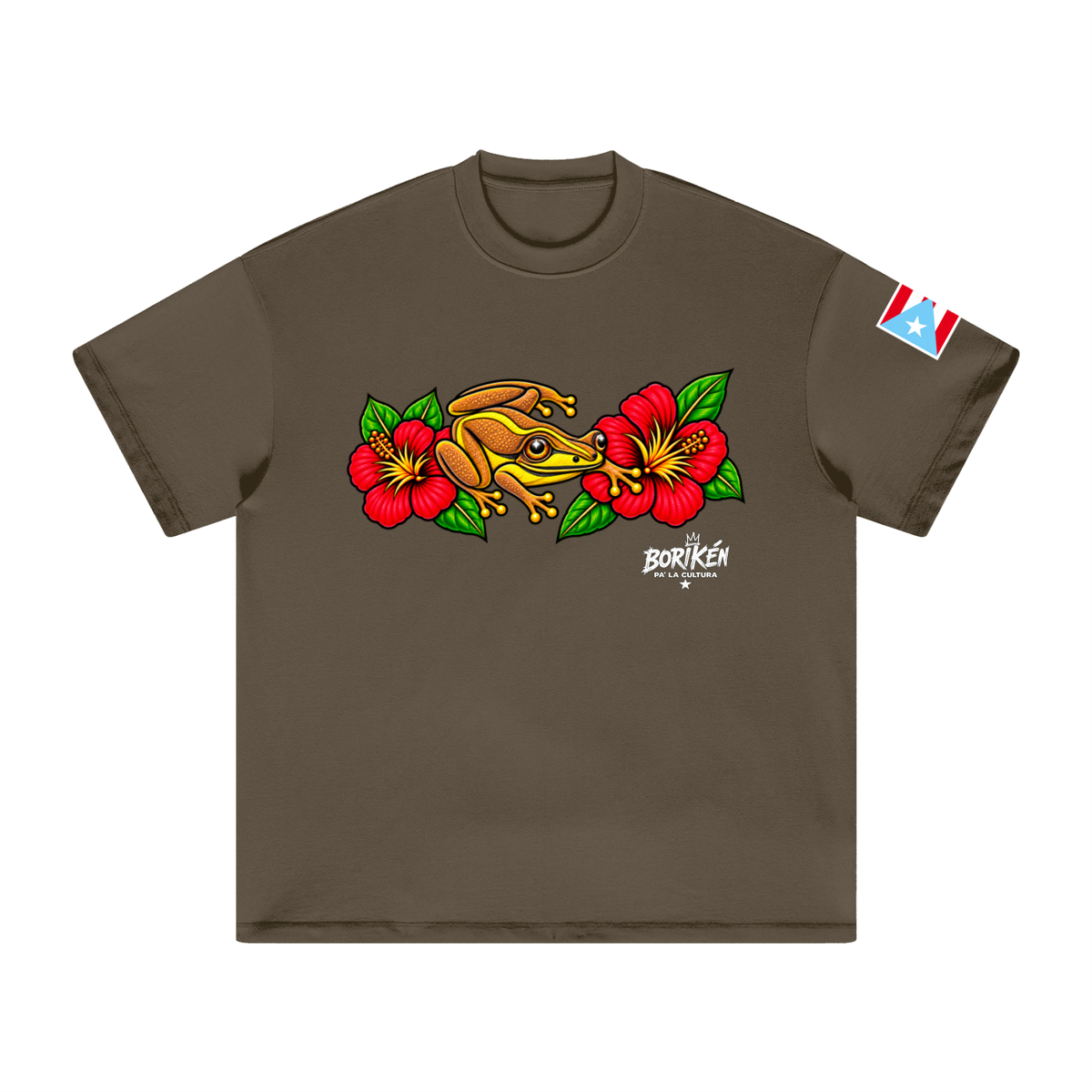Coquí de Borikén (Premium Heavyweight Tee)