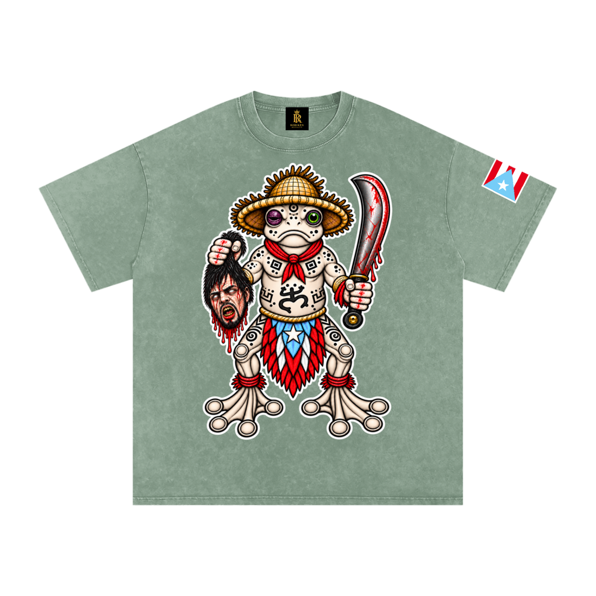 El Coquí Guerrero (Signature Wash Tee)