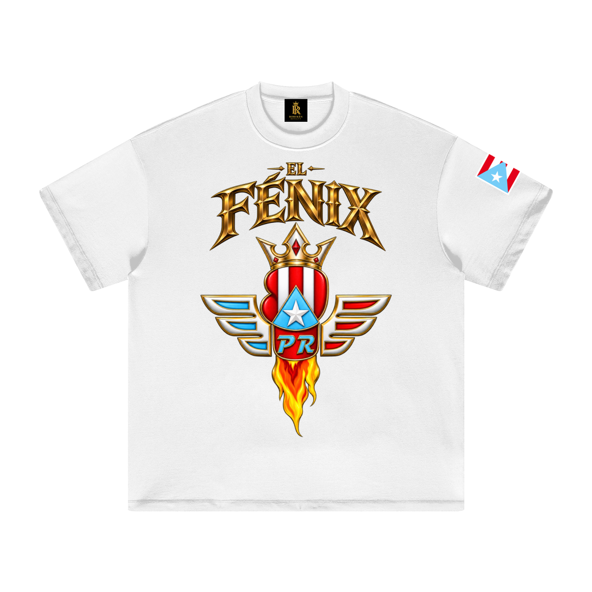 FÉNIX DE BORIKÉN — Crowned Ascension (Premium Heavyweight Tee)